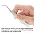 thumbnail image 4 of Eyelash Tweezers Tool, Eyelash Extensions Tweezers For Volume Lashes Stainless Steel Curved Angled Tips Tweezers Tools For Single Eye Eyelash Extensions, 4 of 8