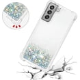 thumbnail image 5 of Compatible with Samsung Galaxy S21 FE Case Glitter Luxury Cute Love Liquid Quicksand Clear TPU Girls Women Stylish Bumper Shockproof Protective Case for Samsung Galaxy S21 FE 5G Sliver YB, 5 of 12