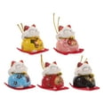 thumbnail image 5 of Zoyueyie Cat Figurines 5Pcs Japanese Maneki Neko Figurine Ornament Beckoning Fortune Welcoming Cat Statue Cats for Home Office, 5 of 10
