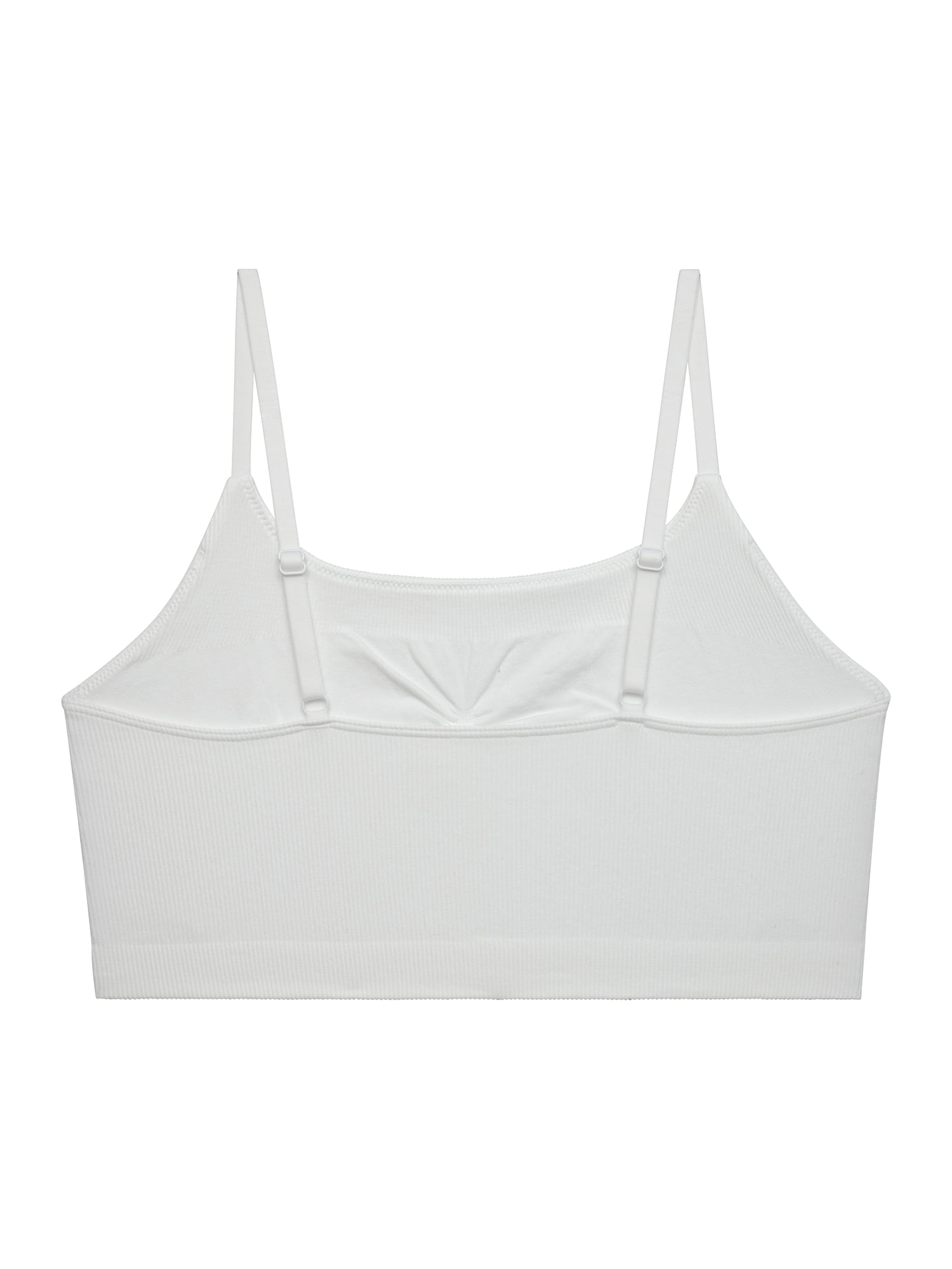 No Boundaries Women's Seamless Ribbed Cami Bralette, Sizes XS-XXXL