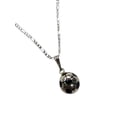 thumbnail image 4 of Collar de balon de futbol de plata, 4 of 4