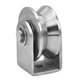 thumbnail image 1 of Pulley Wheel With 2 Bearing Shoulder Pulley Cable Pully Block Heavy Duty For Washing Linerope Diy Attachment Lifting Blocks, 1 of 5