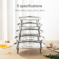 thumbnail image 2 of Stainless Steel Steamer Rack with Removable Stand Stackable Multifunction Heat-Resistant Kitchen Food Steaming Tray Steamer Basket, 2 of 7