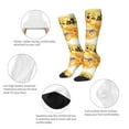 thumbnail image 6 of Fotbe Honey Bee print Women's Men's Novelty Crew Socks Cotton Socks Knee High Socks for Walking,Running,Nurses,Pregnancy, 6 of 9