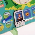 thumbnail image 3 of Calendario de Madera Tablero de Reloj Fecha Hora Clima Juguete Educativo para Zulema Reloj de juguete de madera para niños, 3 of 8
