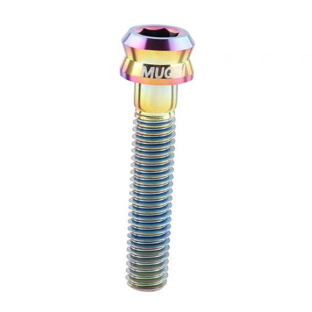 Tornillo de vástago de bicicleta Tornillo de vástago de bicicleta Tornillo de metal M6 Tornillo de tapa de dirección de bicicleta Perno de fijación Colorido M6x30mm