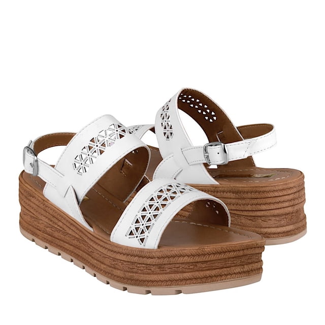SANDALIAS DAMA STYLO 17035 SIMIPIEL BLANCO Stylo 17035