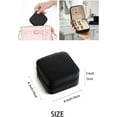 thumbnail image 6 of LQQBOX Small Jewelry Box, Small Jewelry Box Portable Jewelry Travel Organizer Display Storage Case for Rings Earring Necklace Bracelet, Gift for Women Girls, Black, 6 of 7