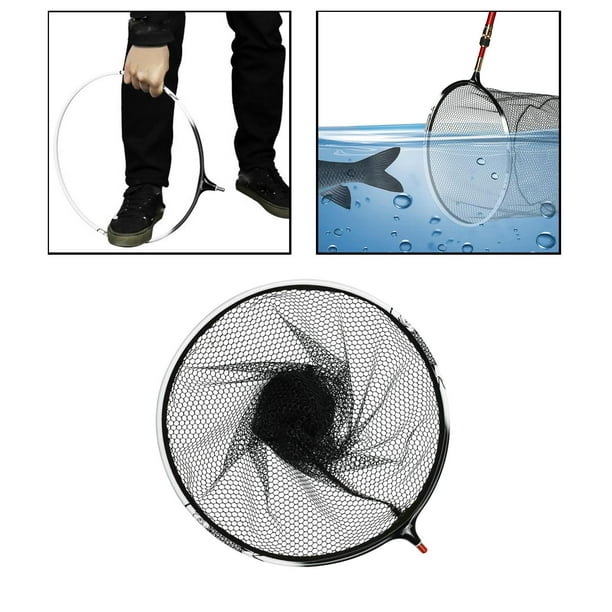 Fishing Landing Net Fishing Nets for Saltwater Available for 8mm Poles,  Rubber 40cm 