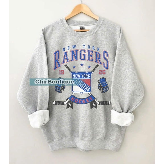 New York Hockey Sweatshirt, Vintage New York Hockey shirt, New York hockey tee, Hockey Gift