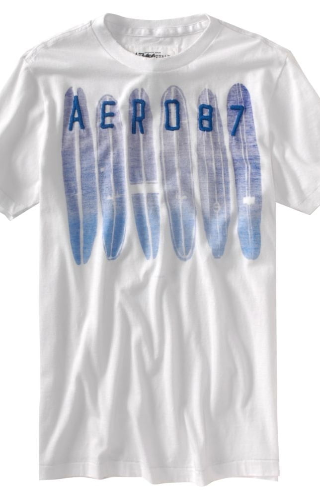 NEW Aeropostale Mens Baseball Style Graphic Crew Thermal Tee Shirt Sz XL XXL 3XL 