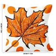 thumbnail image 3 of PiGOGI Orange Thanksgiving Pillow Covers Fall Throw Pillow Cases Orange Cushion Covers Soft Home Decor for Sofa Bedroom Polyester, 3 of 7