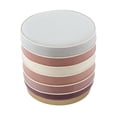 thumbnail image 5 of Nicole Miller New York Zerona Velvet Ottoman, Blush, 5 of 10