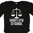 thumbnail image 4 of Inktastic Lawyer Daddys Little Co Counsel Boys or Girls Long Sleeve Baby Bodysuit, 4 of 5