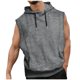 thumbnail image 2 of pstuiky Hombres Tanque, Blusa deportiva informal de color liso con capucha y cordón sin mangas para hombre Chaleco para hombre s, 2 of 6