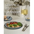 thumbnail image 3 of Red Velvet Vajilla Ceramica Moderna Elite de 16 Piezas para 4 Personas | Platos, Tazón y Tazas | Diseño Elegante | Apto para Microondas, 3 of 7