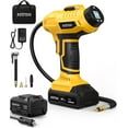 thumbnail image 1 of AstroAI Tire Inflator with Digital Pressure Value Screen, 160 PSI Cordless Car Air Pump, with 20V Rechargeable Battery, Yellow, Gifts, 1 of 9