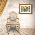 thumbnail image 3 of Brissonnet, Daphne 24x17 Gold Ornate Wood Framed with Double Matting Museum Art Print Titled - Rooster Rainbow IIA, 3 of 4