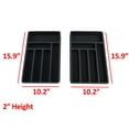 thumbnail image 5 of Polar Whale Flatware Silverware Drawer Organizer for Rv and Campers Cutlery Forks Knives Spoons Non-Slip Waterproof Compact Tray Insert  20.5 X 15.9 X 2 Inch 12 Slot Great for Home Kitchen, 5 of 9