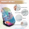 thumbnail image 5 of KUIFORTI Baby Car Seat Cover, Dolphin Print Baby Car Seating Sun Shade Cover for Keeping Infant Car Seat Cool, Foldable Car Accessories, Easy to Install, 5 of 7