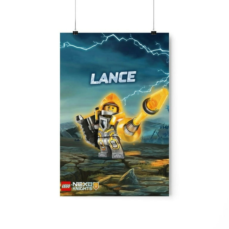 Custom MOC Same as Major Brands Nexo Knights LEGO Movie Wall Art POSTER ONLY Walmart