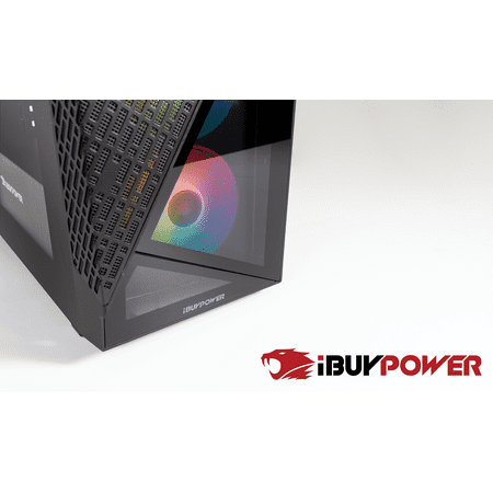 iBUYPOWER - Slate 6 MESH Gaming Desktop PC - AMD Ryzen 5 8400F- NVIDIA GeForce RTX 3050 6GB- 16GB DDR5 Non-RGB RAM - 1TB NVMe - Black