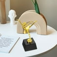 thumbnail image 3 of WASHWEPE 1Pack Trophy Golden Plastic Trophy for Home Decor 7.47x4.32x2.75in, 3 of 8