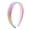 A, variant on 2.5cm Wide Glittery Hairband for High Hairline Colorful Headband for Women Daily Party Use
