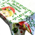 thumbnail image 2 of Christmas Table Cloth Letters Old Man Head cover letters image table Cartoon PVC Tablecloth Party Dinner Decoration, 2 of 5