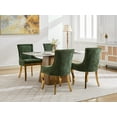thumbnail image 3 of JESTOP Fabric Vintage Upholstered Dinging Chairs Set of 2, Farmhouse Solid Wood Kitchen Dining Room Chairs with Nailheads Legs, 3 of 12