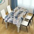 thumbnail image 4 of Yayeee Tablecloths 54" x 54" Rectangle Wrinkle Resistant Party Table Cover, Snowy Winter, 4 of 8
