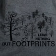 thumbnail image 3 of CafePress - Leave Nothing But Footprints Women's Dark T Shirt - Women's Traditional Fit Dark T-Shirt, 3 of 4