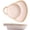 Apricot, variant on 2‑Compartment Divided Ceramic Dinner Plate with Handle, Japanese Style Serving Platter for Daily Meals,Red Wine