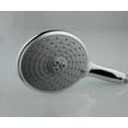 thumbnail image 2 of DROP Bath and Kitchen DR091028 Round Wall Mount Shower Set in Chrome Color, 2 of 4