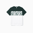 thumbnail image 3 of PatPat Family Matching Outfits Men Clothes Graphic Tees Colorblock Short Sleeve T-shirts Crewneck Casual Summer Tops , Army green, Dad XL, 3 of 8