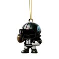 thumbnail image 2 of Hearth & Gear Interesting Super Wrist Style Rugby Player Acrylic Statue Keychain 2D Design A Sports Souvenir That Fans Can Collect compatible with Macrame Car Hanger Wind Chimes Tables from Ceiling, 2 of 6