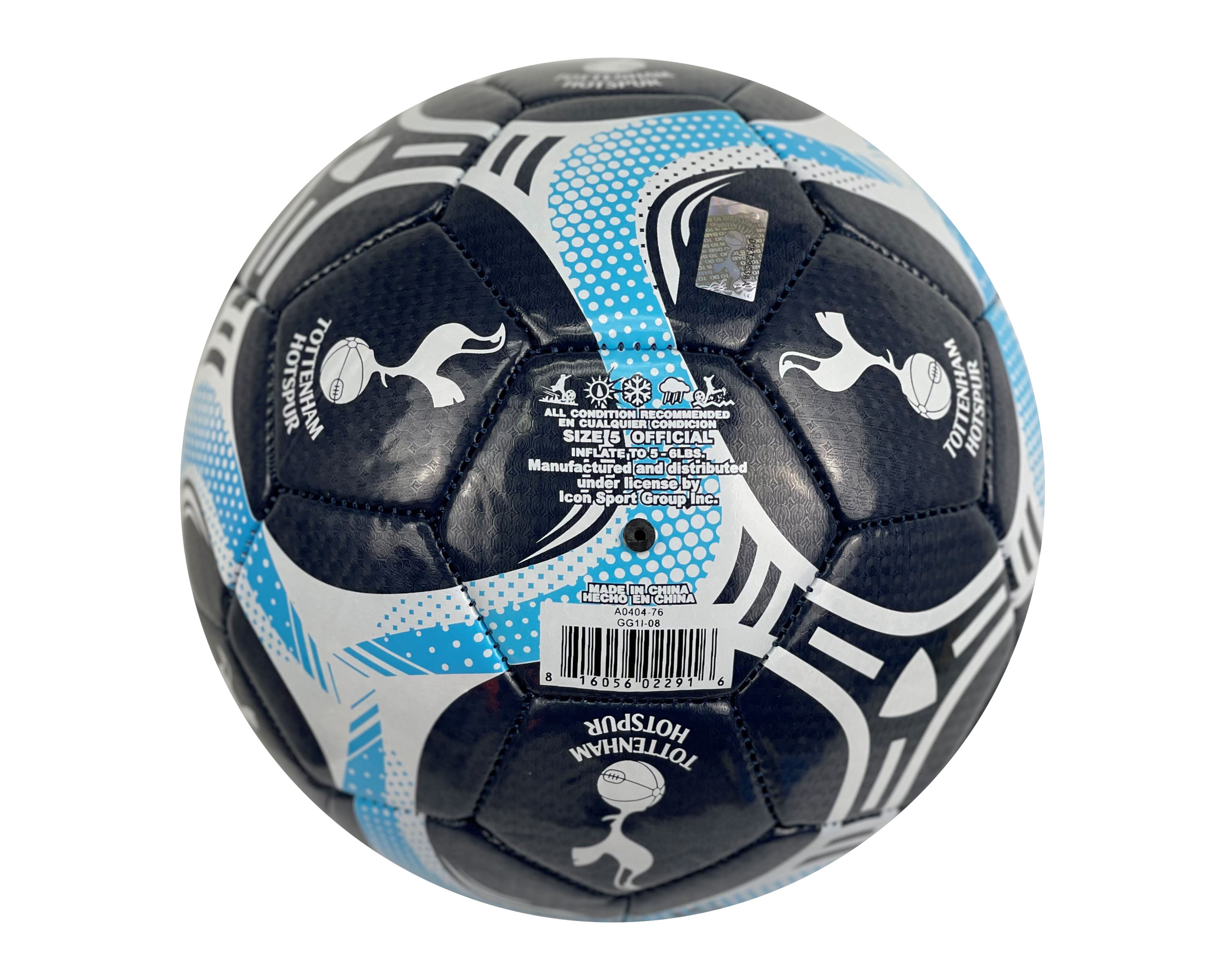 Official Tottenham Ball #5 Tottenham Hotspur Soccer Ball Size 5 