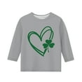 thumbnail image 4 of St.Patrick's Day Agkizg Toddler Baby Girls Summer Tops, Short Sleeve T-shirt for Kids, Toddler Girls 3/4 Sleeve Blouse Tee Children Green Printing Crewneck T Shirts, Sizes 9-10 Years, 4 of 4
