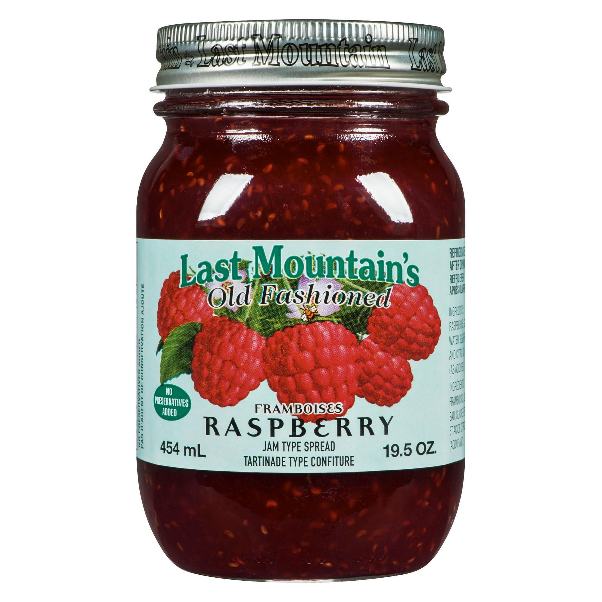 Tartinade aux framboises Old Fashioned de Last Mountain 454 ml