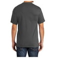 thumbnail image 2 of Men's Core Blend Cotton/Polyester Pocket Tee Charcoal Small, 2 of 4