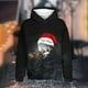 thumbnail image 3 of Sudadera con capucha navideña para hombre, con estampado 3D de Papá Noel y árbol de Navidad, personalizada, de moda urbana, informal, 3 of 4