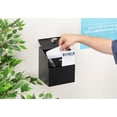 thumbnail image 2 of Safco Black Locking Suggestion Box in Black, 2 of 5