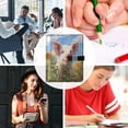 thumbnail image 5 of Leather Notebook with Pen Holder Writing Notepad Includes 100 Pages Lined Journal Cute Pig with Sunflower Field, 5 of 6