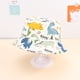 thumbnail image 1 of Gorro de pescador para bebé con estampado de algodón fresco, gorro de pescador para bebé con parte superior plana, parasol, 1 of 6