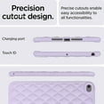 thumbnail image 5 of Allytech Case for 7.9 inch Apple iPad mini 4/5, Slim Luxury Diamond Pattern [Camera Protection] Shockproof Soft TPU Back Case Compatible with iPad mini 4/5 - Purple, 5 of 7