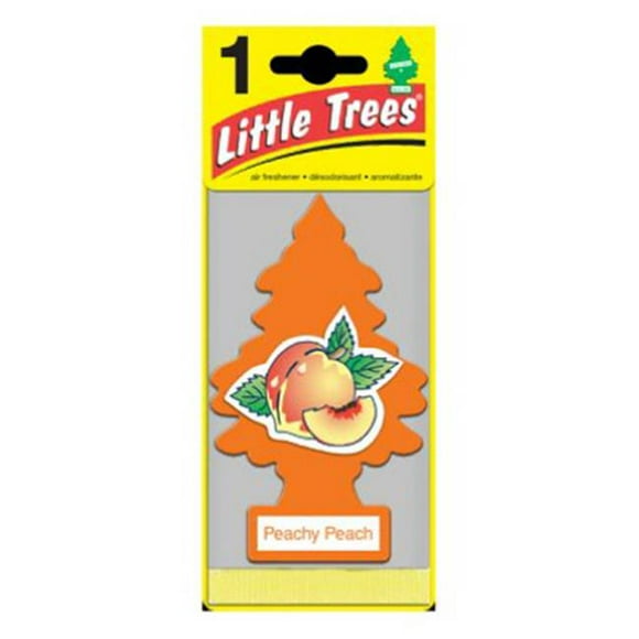 Car Freshner U1P-10319 Peachy Peach Little Tree Air Freshener- Pack Of 24