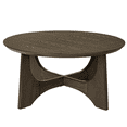thumbnail image 5 of Round Coffee Table,36 inch Coffee Table for Living Room,Rustic Wood Desktop & Sturdy Legs Table Modern Design Home Furniture(Walnut), 5 of 6