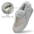 thumbnail image 4 of LUXUR Winter Shoes for Womens Moccasin House Slippers Slip On Ankle Boots Indoor & Outdoor, 4 of 7