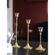 thumbnail image 5 of Portavelas vintage de metal dorado, base for velas aromáticas, soporte decorativo for cenas a la luz de las velas, 5 of 6