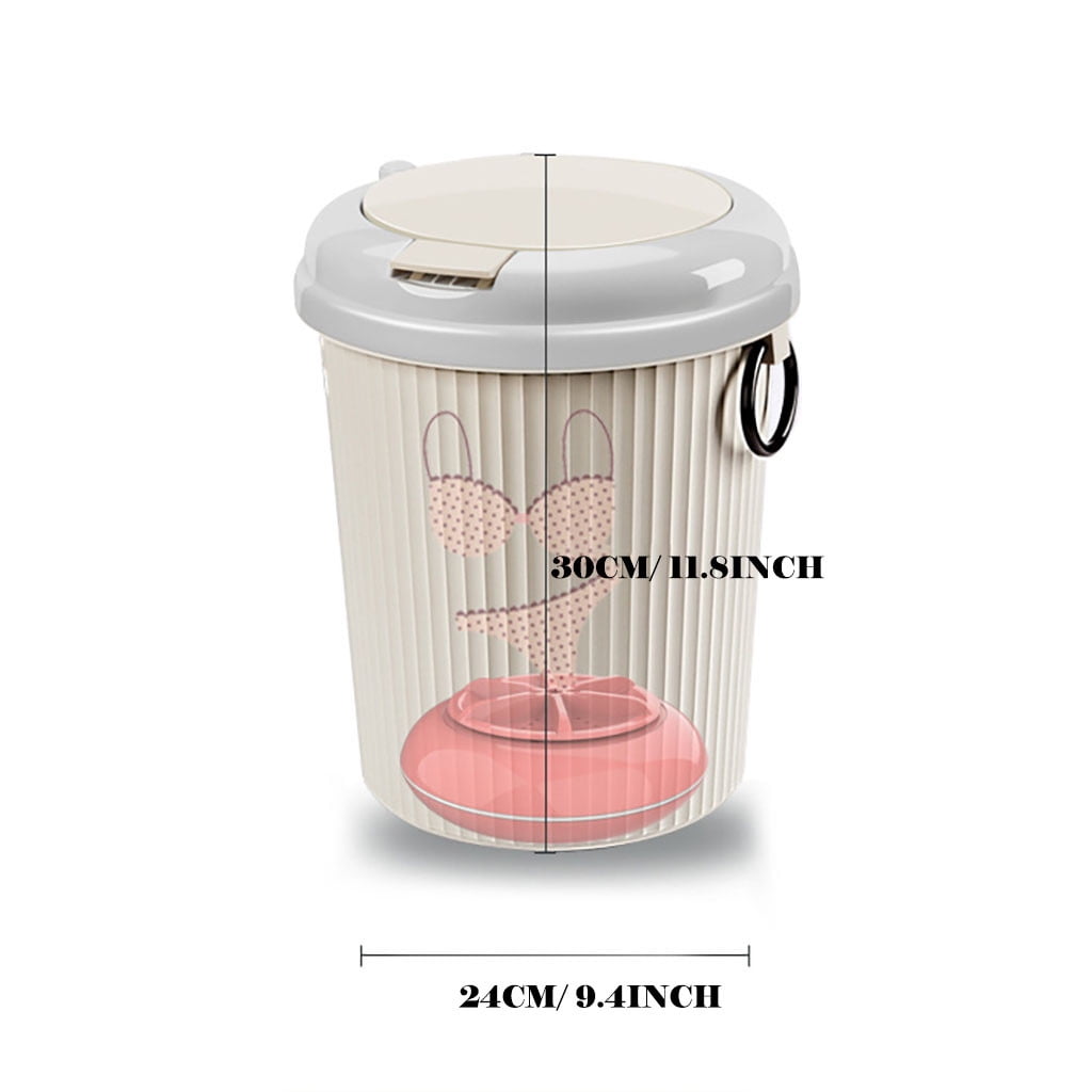 Dengmore 8L Mini Portable Washing Machine for Cloth Apartment Dorm Camp Collapsible Travel Laundry Washer USB Cleaner